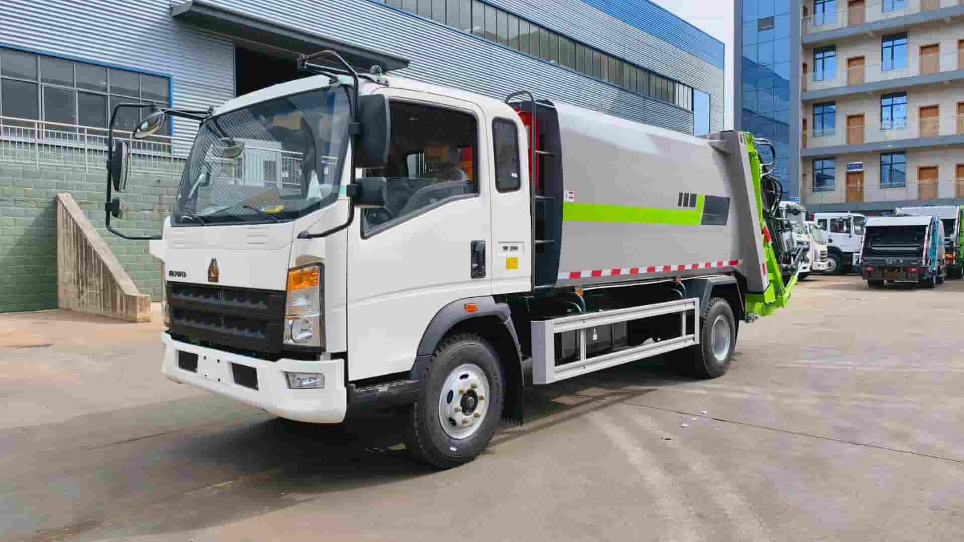 Sinotruk Howo 10 cubic meter compressed garbage truck