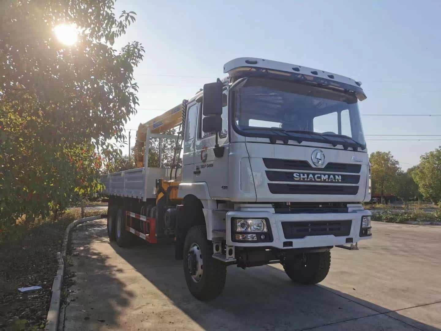SHACMAN F3000 6 × 6 Truck mounted Crane
