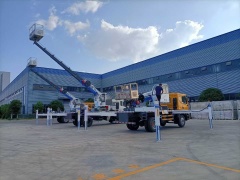 Dongfeng 28 meter telescopic boom aerial work vehicle