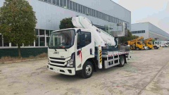 Jiangling 16m telescopic boom aerial work vehicle