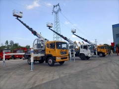 Dongfeng 28 meter telescopic boom aerial work vehicle