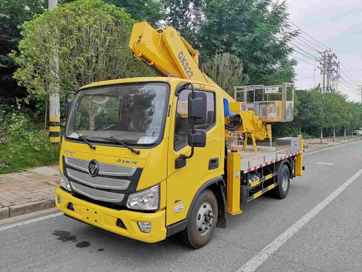 Foton 4X2 22 meter high-altitude work platform truck