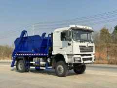 SHACMAN 4×4 detachable container garbage truck