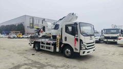 Jiangling 16m telescopic boom aerial work vehicle