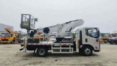 Jiangling 16m telescopic boom aerial work vehicle