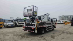 Jiangling 16m telescopic boom aerial work vehicle