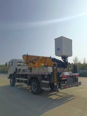 Dongfeng Tianjin 33 meter high-altitude work platform with a 4500 wheelbase