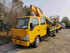 Isuzu 4X2 double cab telescopic arm aerial work platform