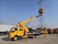 Isuzu 24 meter aerial work platform with insulated bucket