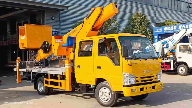 Isuzu 24 meter aerial work vehicle