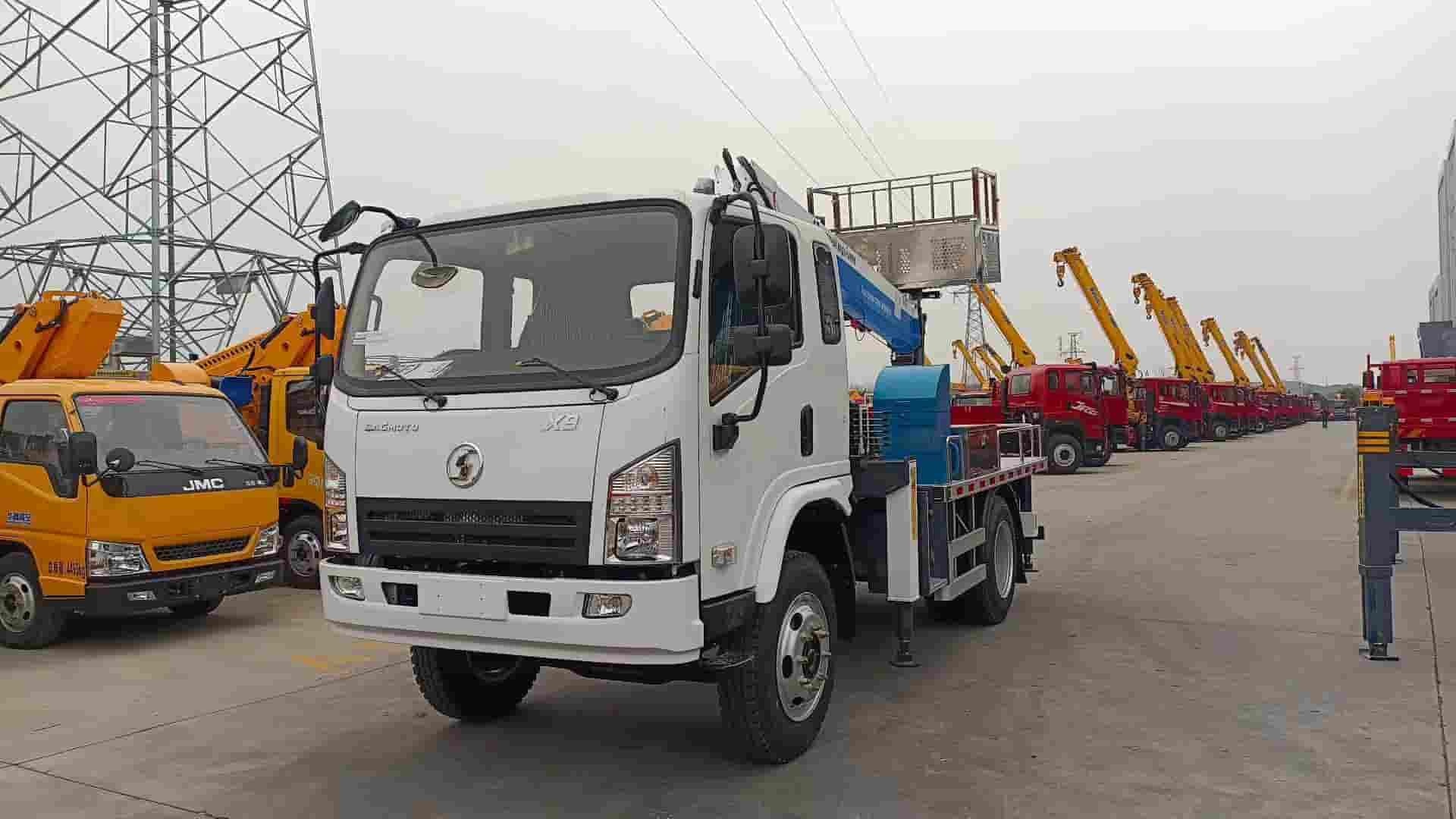 SHACMAN 12 meter three in one aerial work platform