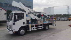 Isuzu 26 meter high-altitude work platform, equipped with insulation bucket, lifting blue with a maximum load capacity of 300Kg