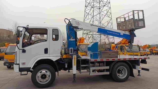SHACMAN 12 meter three in one aerial work platform