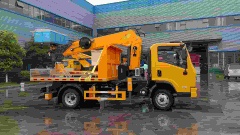 Liuqi 20-meter high-altitude work vehicle with self-unloading function in the cargo box