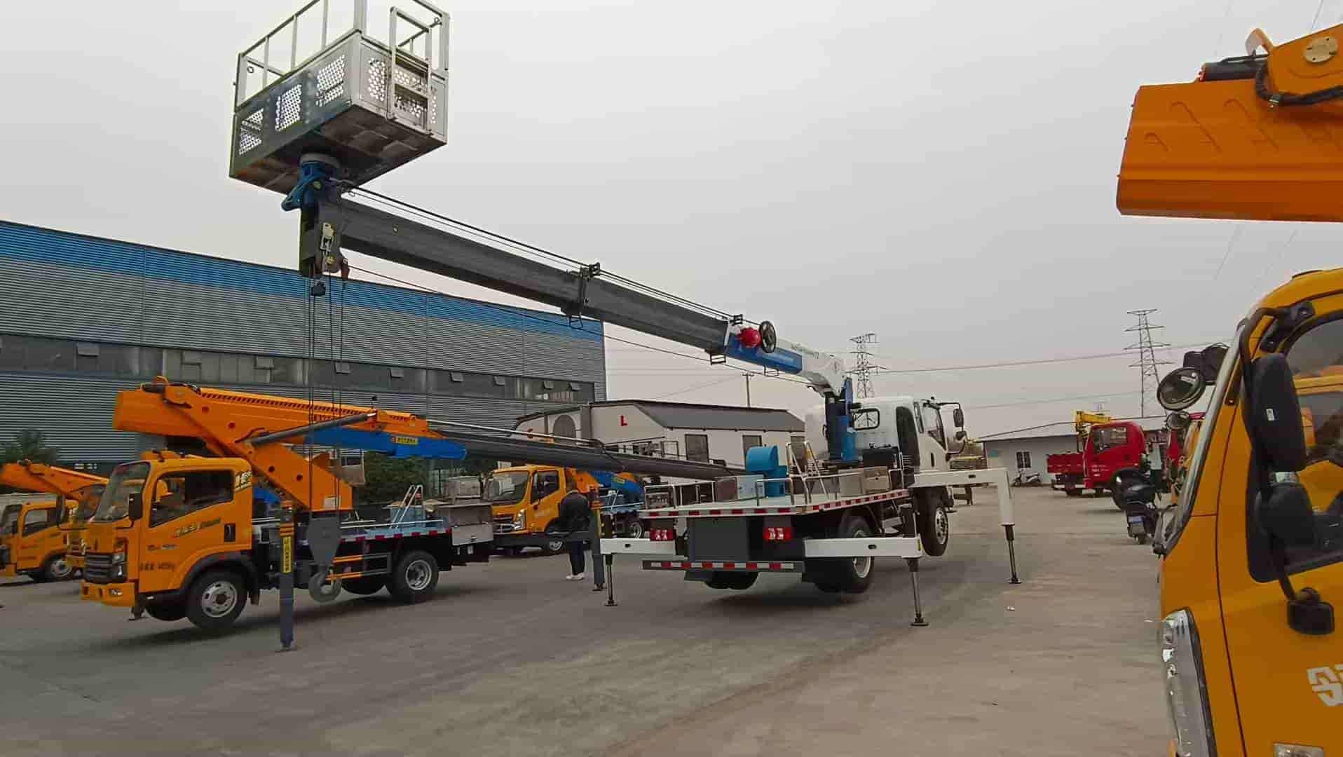 SHACMAN 12 meter three in one aerial work platform