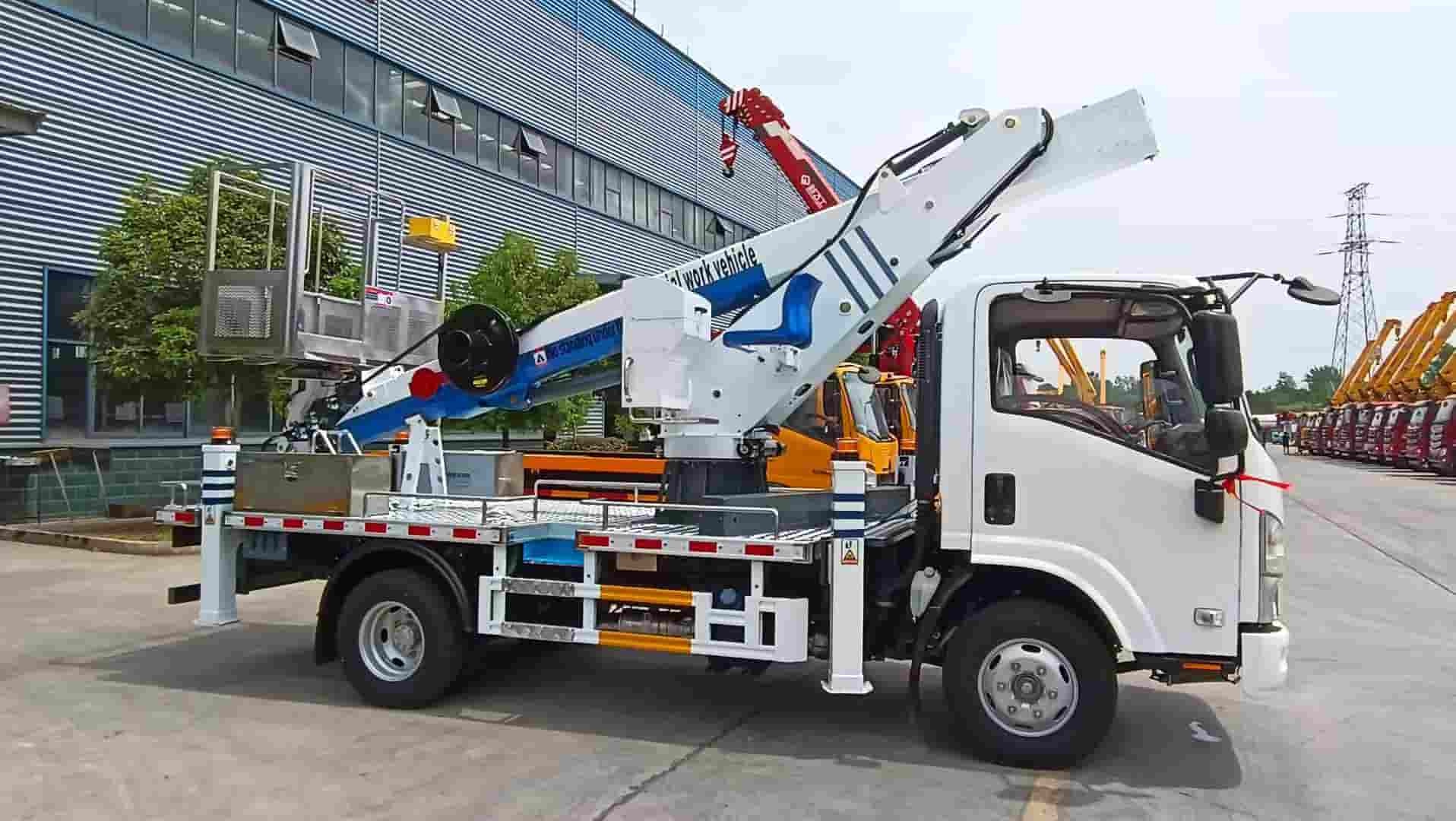 Isuzu 23 meter aerial work vehicle