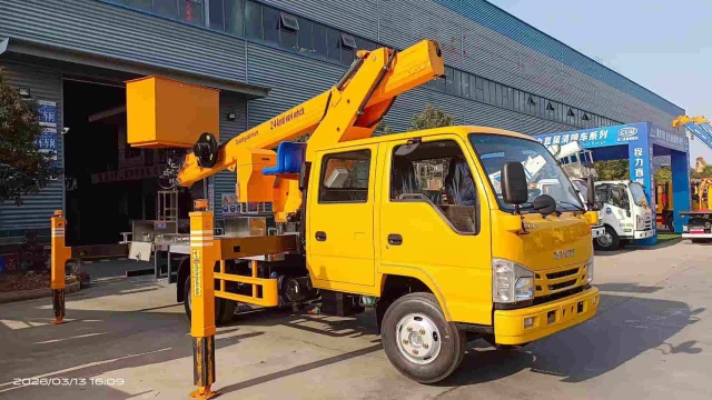 Isuzu 24 meter aerial work vehicle