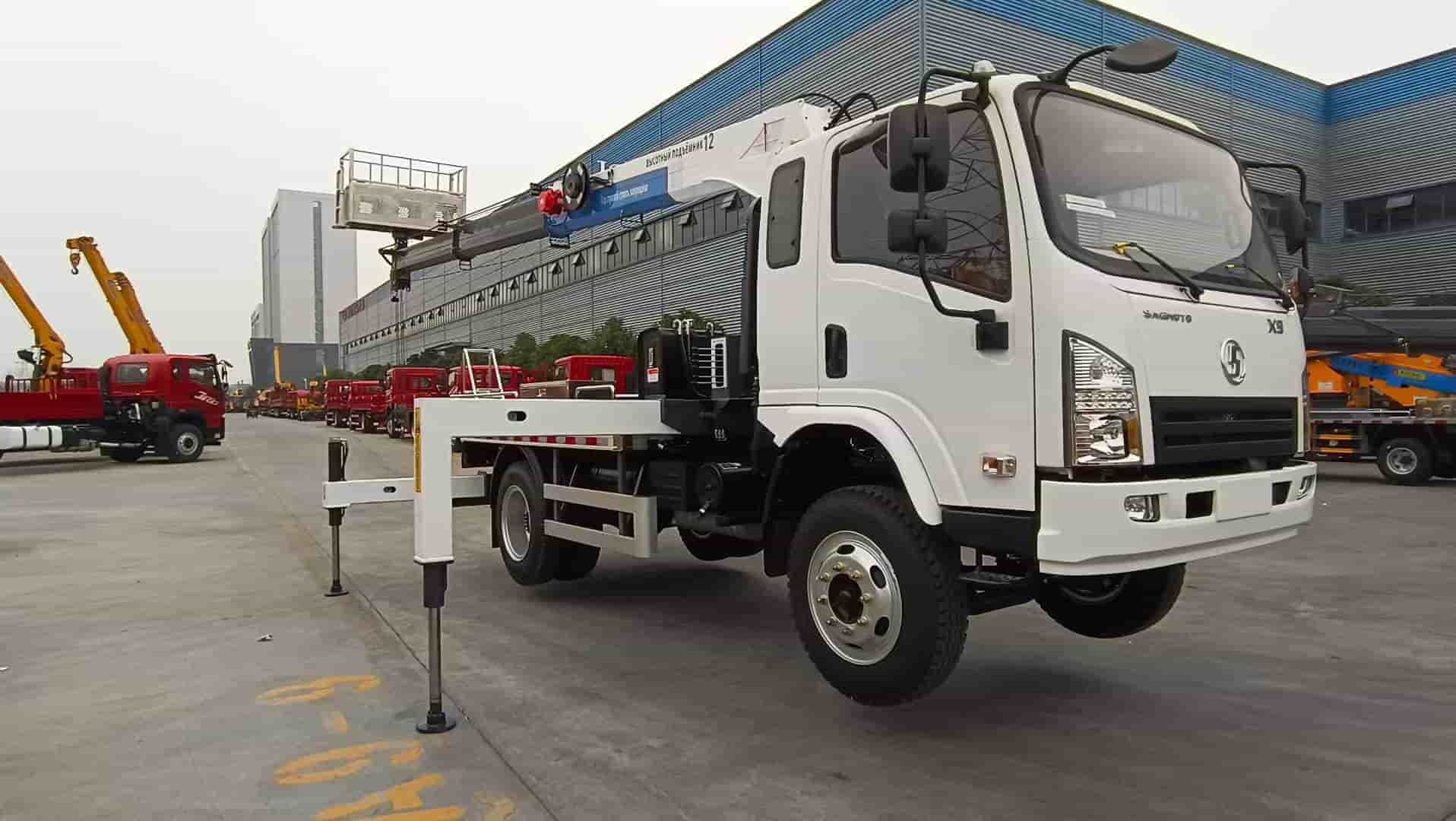 SHACMAN 12 meter three in one aerial work platform