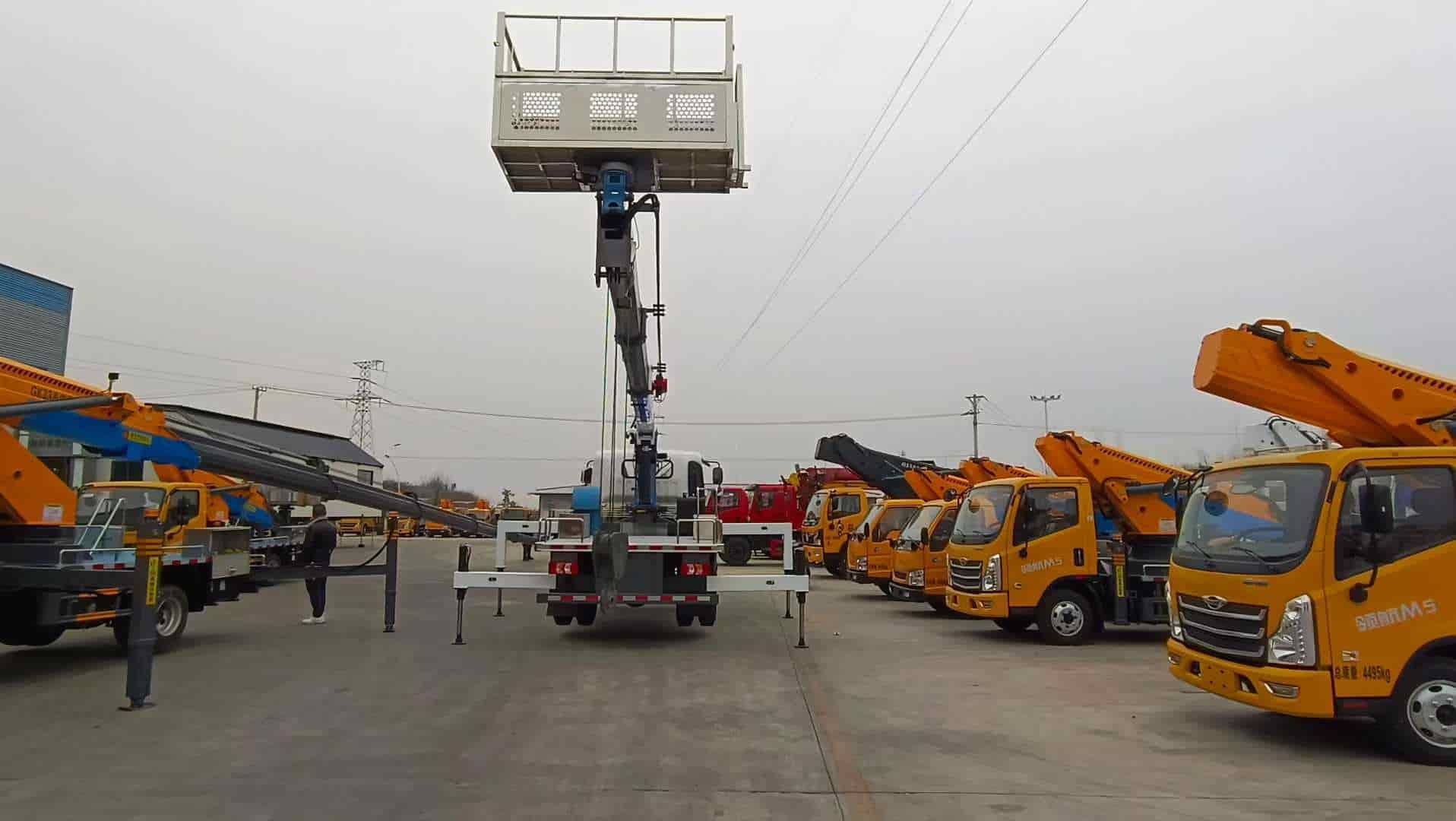 SHACMAN 12 meter three in one aerial work platform