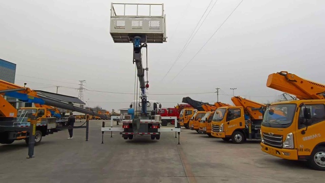 SHACMAN 12 meter three in one aerial work platform