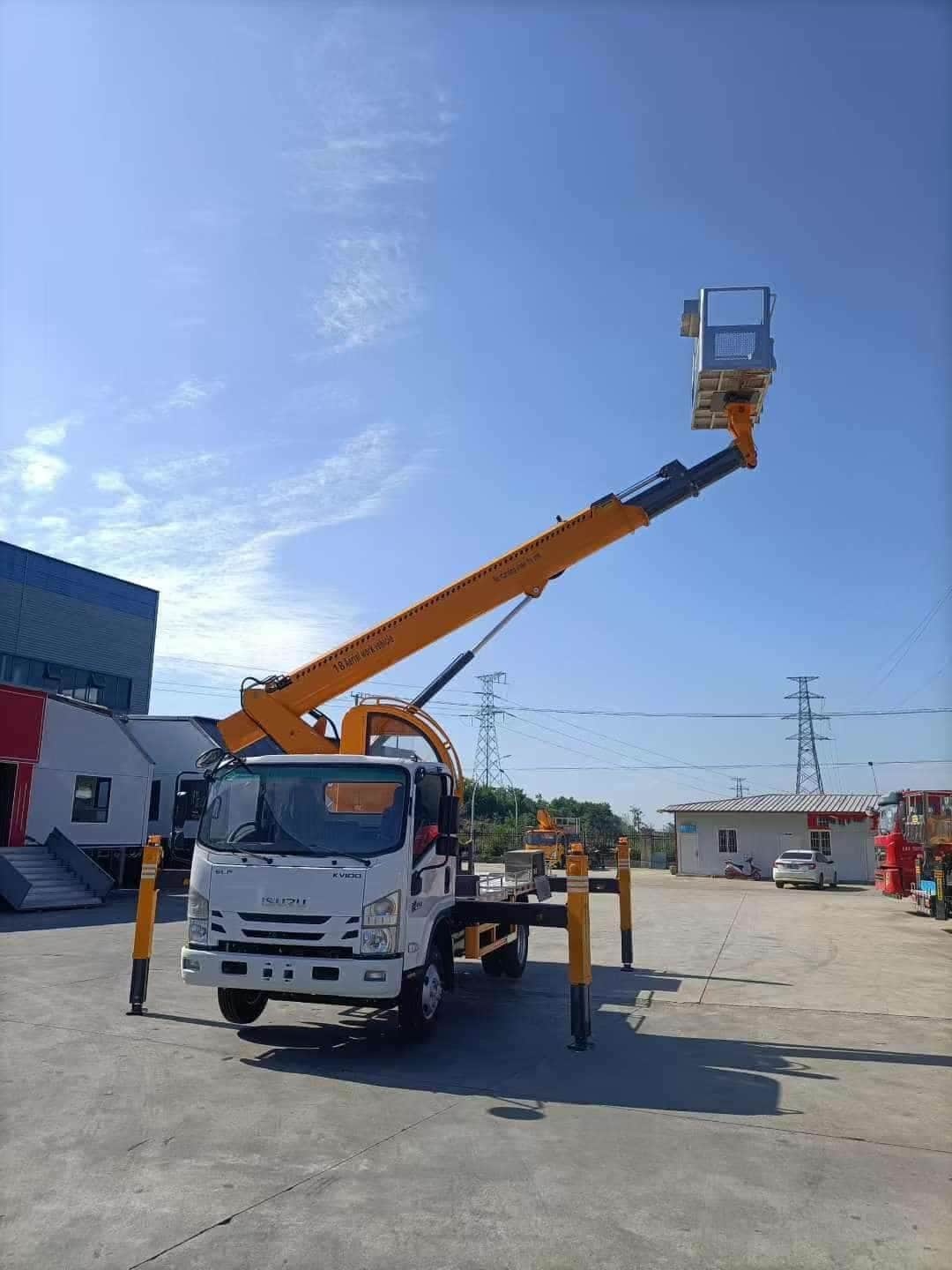 Isuzu 18 meter aerial work vehicle