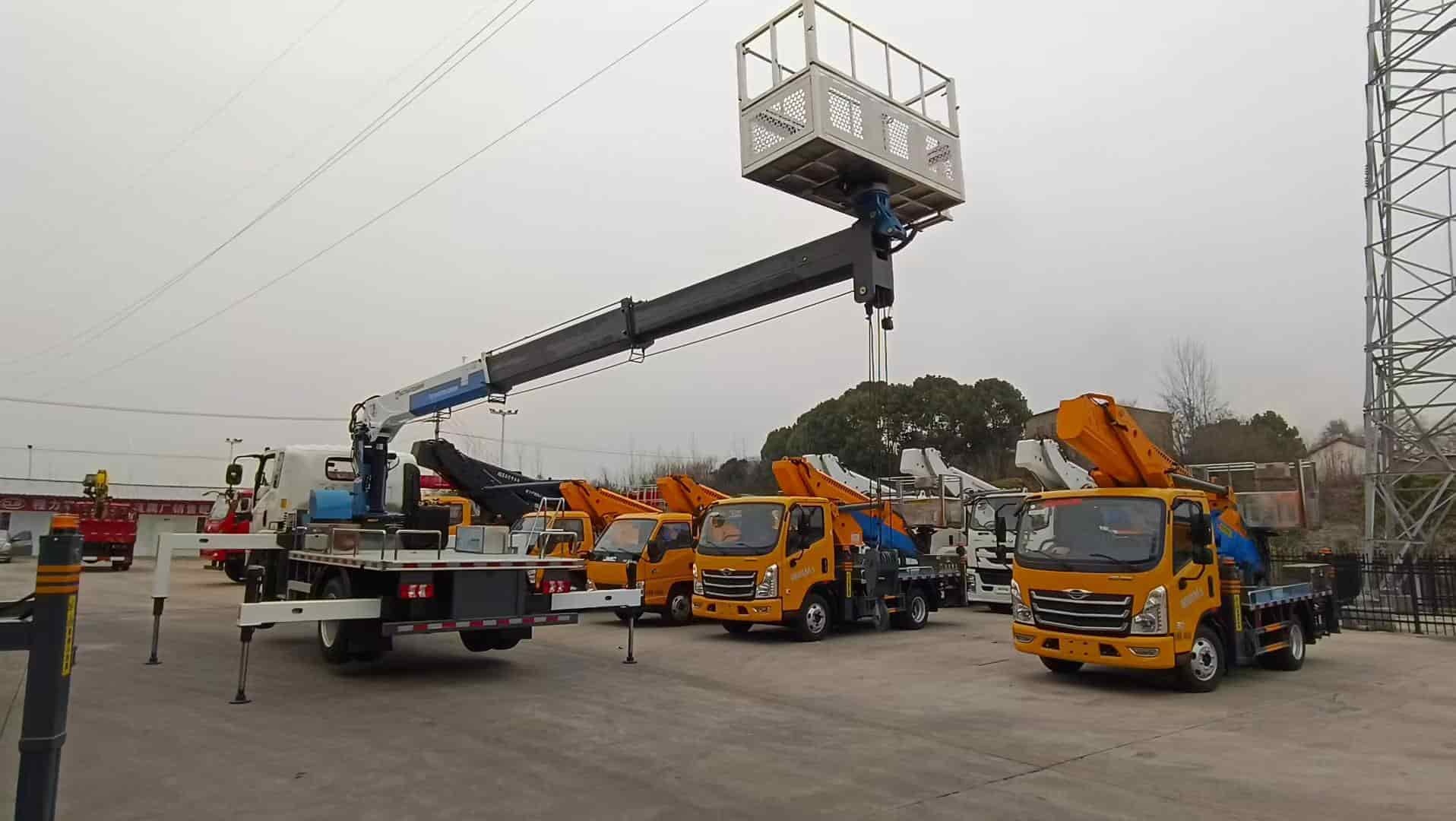 SHACMAN 12 meter three in one aerial work platform