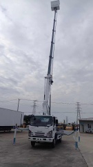 Isuzu 26 meter high-altitude work platform, equipped with insulation bucket, lifting blue with a maximum load capacity of 300Kg