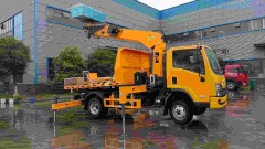 Liuqi 20-meter high-altitude work vehicle with self-unloading function in the cargo box
