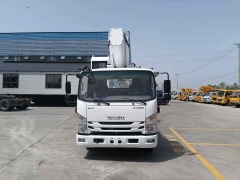 Isuzu KV100 28 meter straight arm aerial work platform
