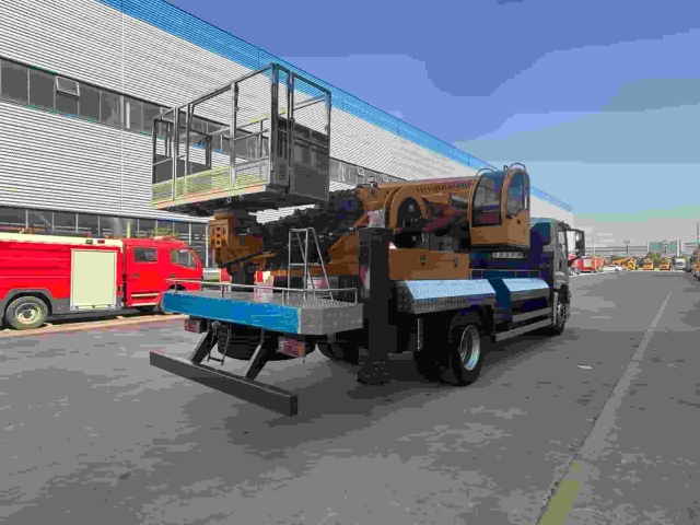 Isuzu 45 meter aerial work platform