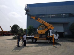 ISUZU 4X2 28 meter telescopic boom aerial work platform