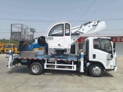 Isuzu KV100 28 meter straight arm aerial work platform