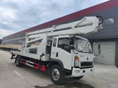 Heavy Duty Truck 24 meter folding arm aerial work platform