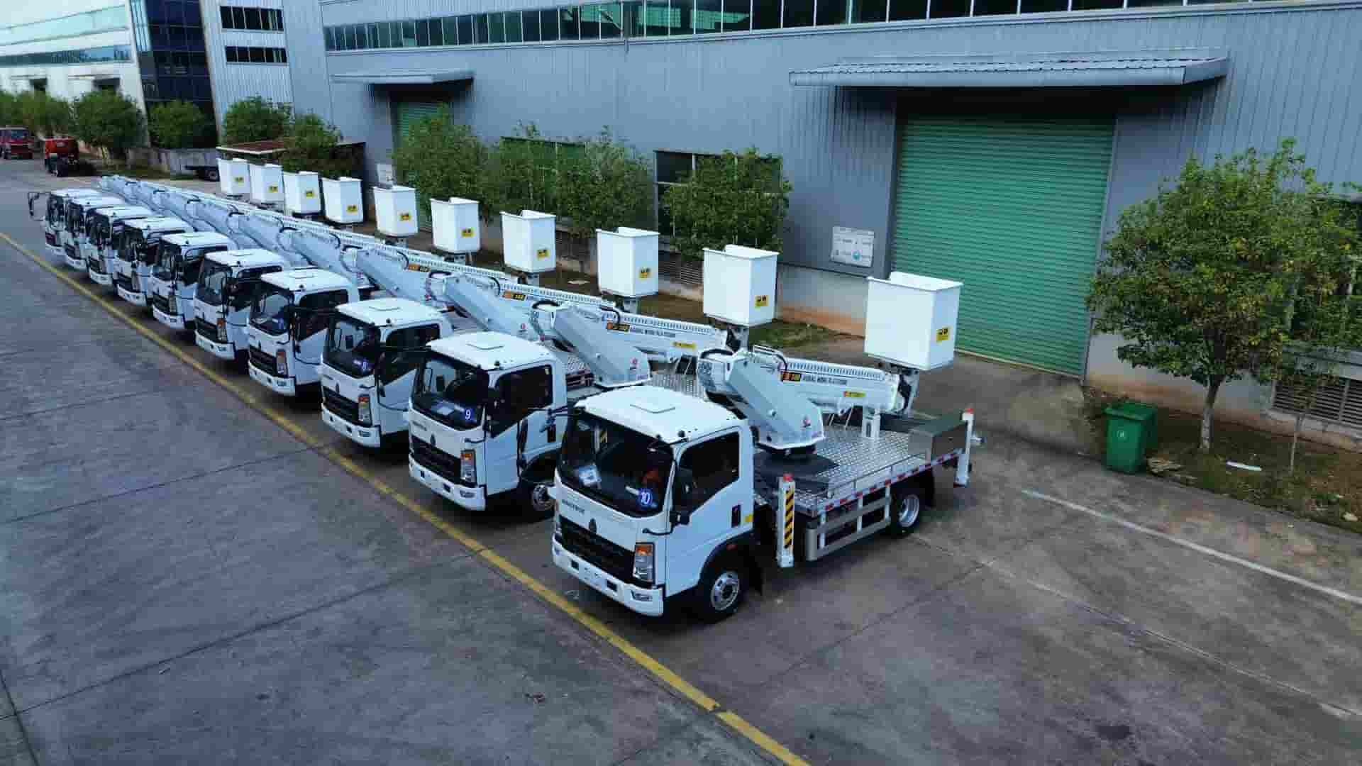 Heavy Truck 14 meter aerial work platform