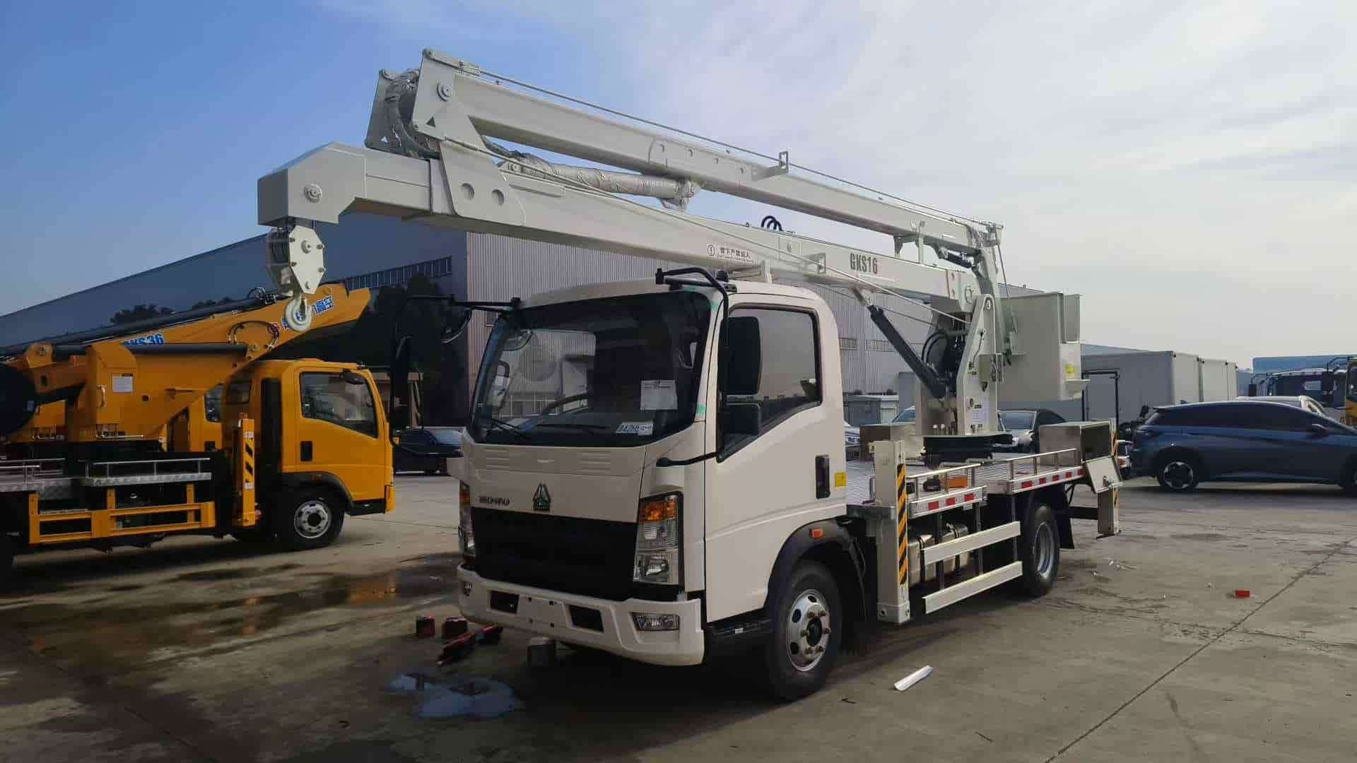 Heavy Truck 16m Folding Arm Aerial Work Platform