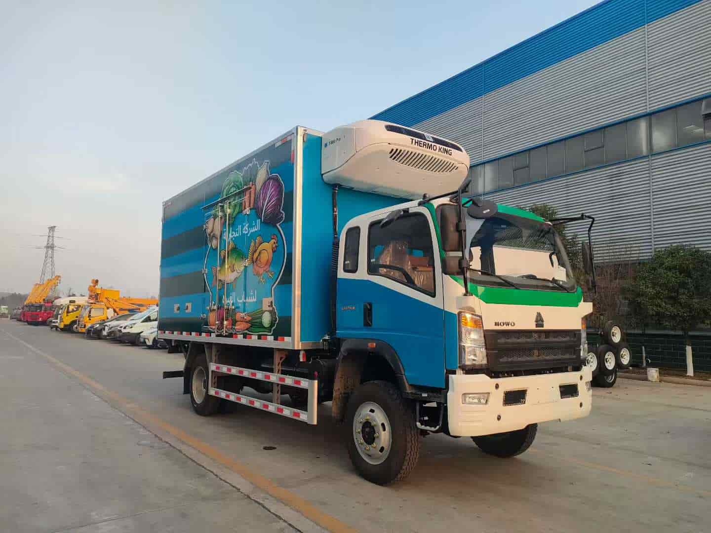 Heavy duty T880Pro refrigerated truck