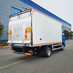 Isuzu KV600 insulated car with hydraulic tailboard