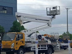 Jiangling 28 meter hybrid arm aerial work vehicle