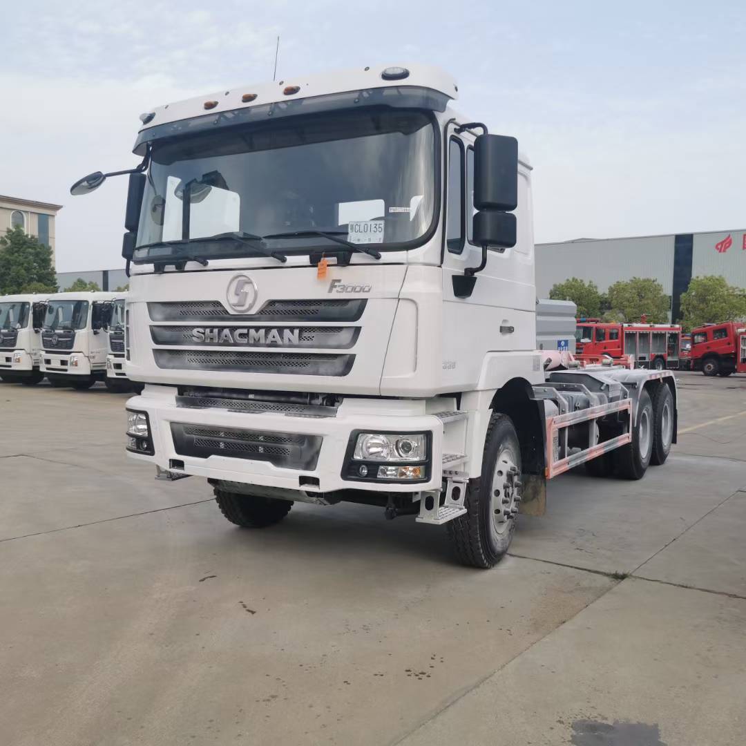 SHACMAN Automobile F3000 6 × 4 hook arm garbage truck