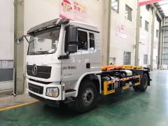 SHACMAN 4X2 hook arm garbage truck