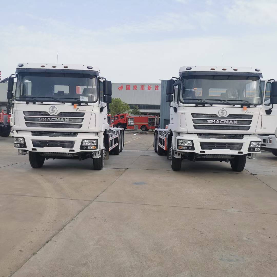 SHACMAN Automobile F3000 6 × 4 hook arm garbage truck