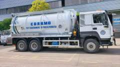 HOWO vacuum sewer cleaning truck