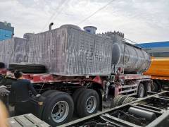 Three axle suction tank trailer
