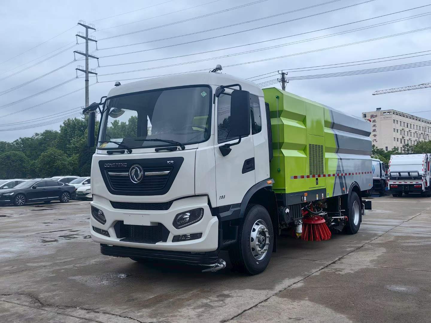 Dongfeng Tianjin washing and sweeping vehicle