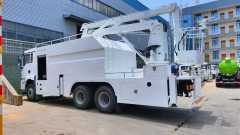shacman Automobile Rear Double Bridge High altitude High pressure Cleaning Vehicle