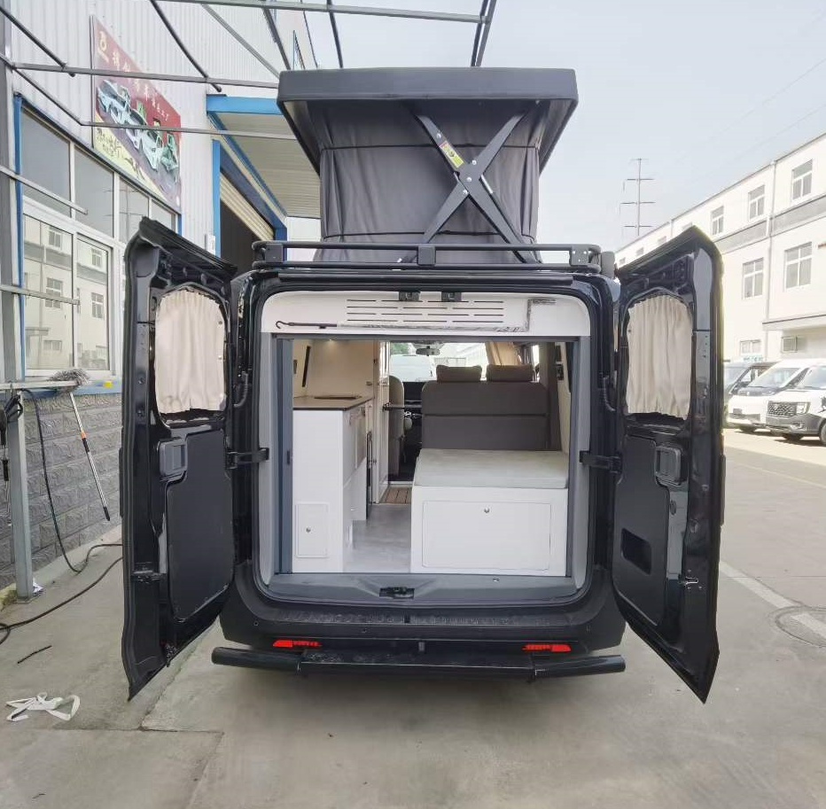 Heavy Duty Truck Pioneer Official Upgraded Black Camping Car