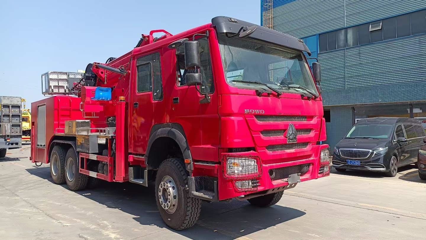Shacman 36-meter-high aerial fire truck