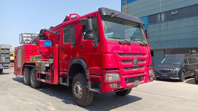 Shacman 36-meter-high aerial fire truck
