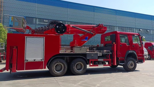 Shacman 36-meter-high aerial fire truck