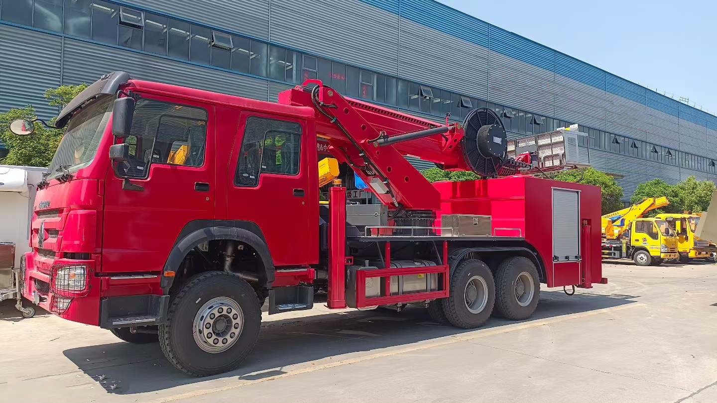 Shacman 36-meter-high aerial fire truck